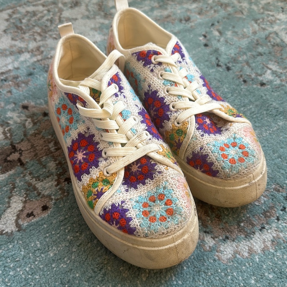 Woven sneakers